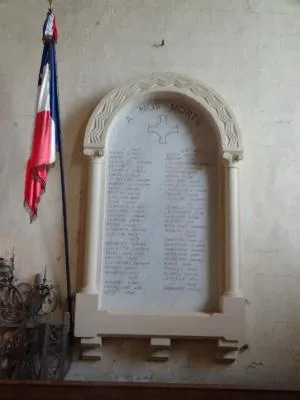 Plaque commémorative de l'Abbaye de Cerisy-la-Forêt
