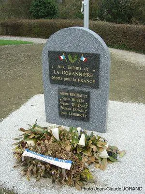 Monument aux morts de La Gohannière