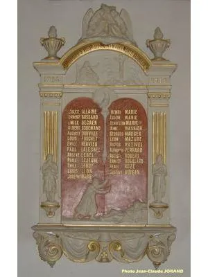 Plaques église 1914-1918 et 1939-1945 de Saint-Vigor-des-Monts