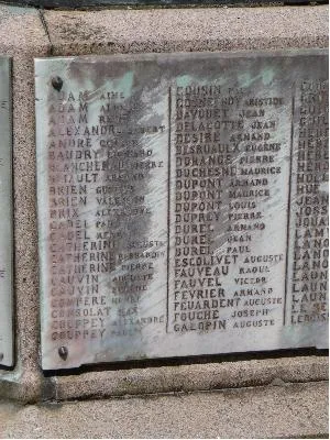 Monument aux morts de Bricquebec