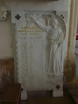 Plaque commémorative 1914-1918 de l'église de Gatteville-le-Phare