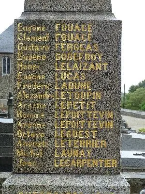 Monument aux morts de Quettehou
