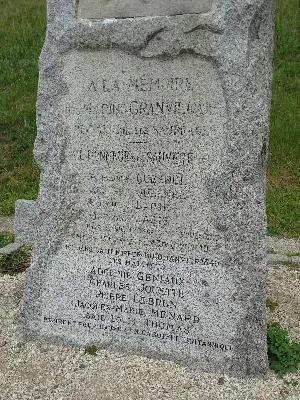 Monument aux disparus en Mer de Granville