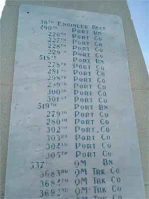 Monument First Engineer Special Brigade à Sainte-Marie-du-Mont