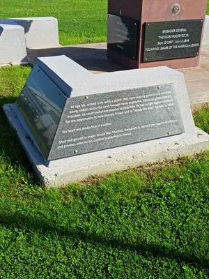 Monument Théodore Roosevelt Jr à Sainte-Mère-Église