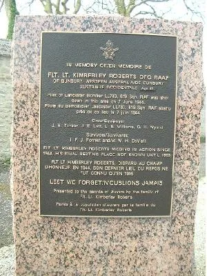 Stèle Soldats britanniques d'Auvers