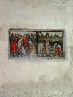 Panneau peint : Episodes de la vie de Saint-Pierre