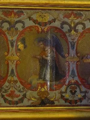 Antependium : Six anges dans l'Église Notre-Dame de Villedieu-les-Poêles