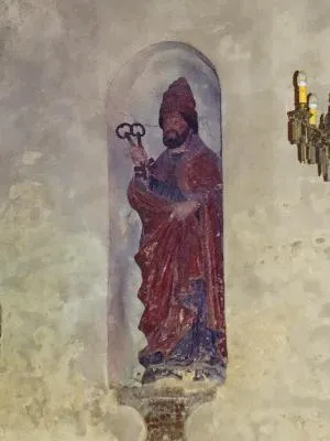 Statue : Saint-Pierre dans l'Église Saint-Pierre du Mont-Saint-Michel