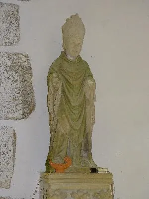 Statue de Saint Martin dans l'Église Saint-Pierre de Gatteville-le-Phare