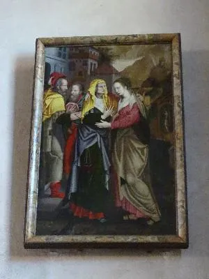 Tableau : La Visitation dans l'Église Saint-Nicolas de Barfleur