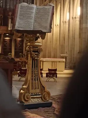 Aigle-lutrin de la Cathédrale Notre-Dame de Coutances