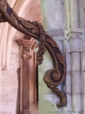Poutre de gloire de l'Église Notre-Dame à Turqueville