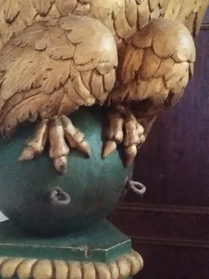 Aigle-lutrin de l'Église Notre-Dame à Turqueville
