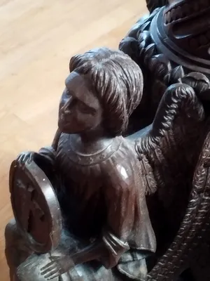 Aigle-lutrin de l'Église Notre-Dame à Querqueville