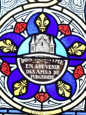 Vitrail Baie F dans l'Église Notre-Dame de Pontorson