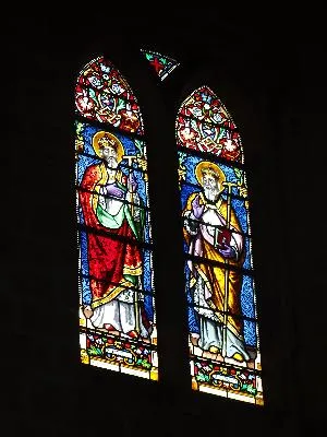 Vitrail Baie F dans l'Église Saint-Nicolas de Barfleur