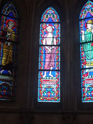 Vitrail Baie F : Ecce homo dans la Cathédrale Notre-Dame de Coutances
