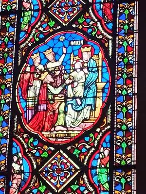 Vitrail Baie H : Vitraux de la circata 2 dans la Cathédrale Notre-Dame de Coutances