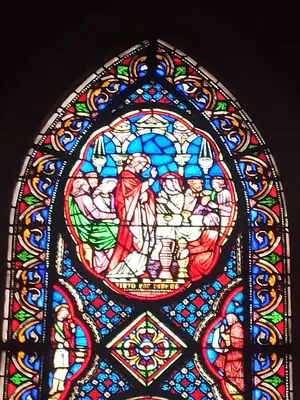 Vitrail Baie J : Vitraux de la circata 4 dans la Cathédrale Notre-Dame de Coutances