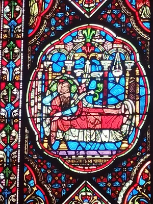 Vitrail Baie K : Vitraux de la circata 5 dans la Cathédrale Notre-Dame de Coutances