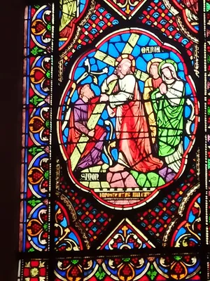 Vitrail Baie L : Vitraux de la circata 6 dans la Cathédrale Notre-Dame de Coutances