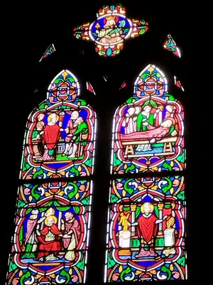 Vitrail Baie 9 : Saint-Sever dans la Chapelle de la Bucaille à Cherbourg