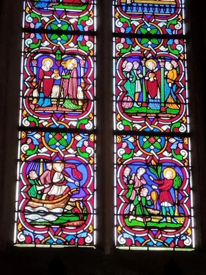 Vitrail 12 : Saint-Bohaire dans la Chapelle de la Bucaille à Cherbourg
