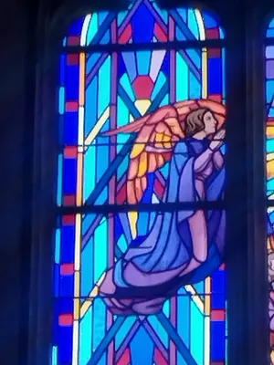 Vitrail Baie 2 de l'Église Notre-Dame à Turqueville