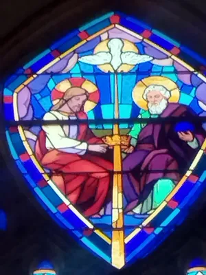 Vitrail Baie 2 de l'Église Notre-Dame à Turqueville