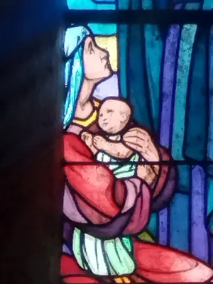 Vitrail Baie 7 de l'Église Notre-Dame à Turqueville