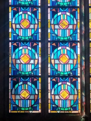 Vitrail Baie 8 de l'Église Notre-Dame à Turqueville