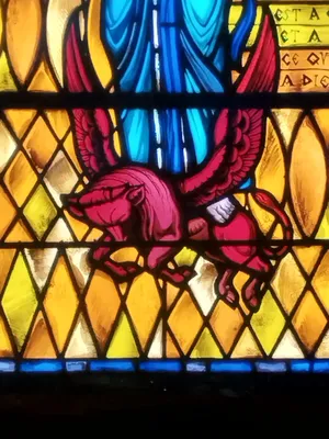 Vitrail Baie 9 dans l'Église Notre-Dame à Digosville