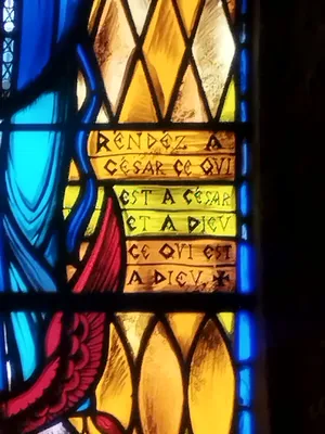 Vitrail Baie 9 dans l'Église Notre-Dame à Digosville