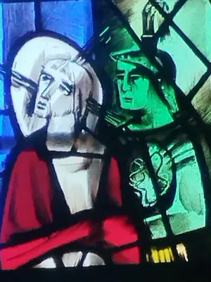 Vitrail Baie 11 dans l'Église Notre-Dame à Digosville