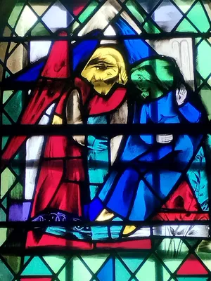 Vitrail Baie 12 dans l'Église Notre-Dame à Digosville