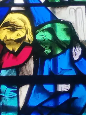 Vitrail Baie 12 dans l'Église Notre-Dame à Digosville