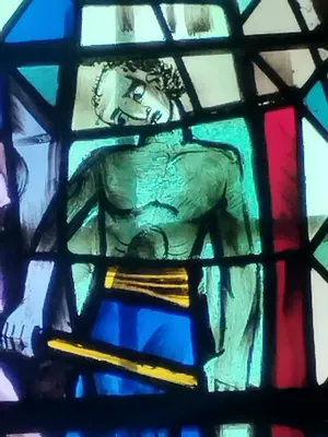 Vitrail Baie 13 dans l'Église Notre-Dame à Digosville