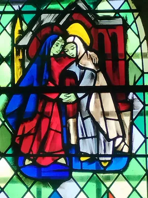 Vitrail Baie 14 dans l'Église Notre-Dame à Digosville