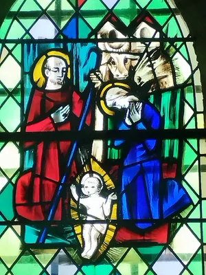 Vitrail Baie 16 dans l'Église Notre-Dame à Digosville