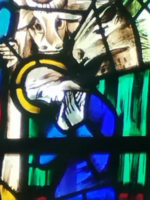 Vitrail Baie 16 dans l'Église Notre-Dame à Digosville