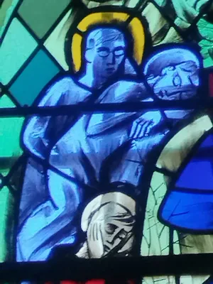 Vitrail Baie 15 dans l'Église Notre-Dame à Digosville