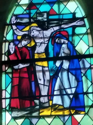 Vitrail Baie 17 dans l'Église Notre-Dame à Digosville
