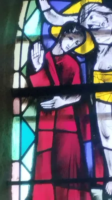 Vitrail Baie 17 dans l'Église Notre-Dame à Digosville