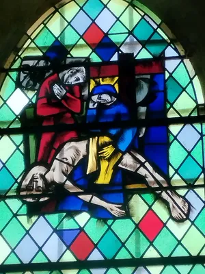 Vitrail Baie 19 dans l'Église Notre-Dame à Digosville