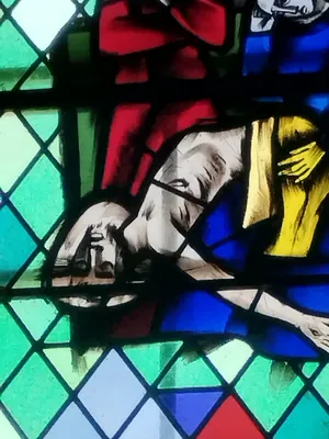 Vitrail Baie 19 dans l'Église Notre-Dame à Digosville