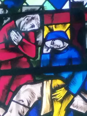 Vitrail Baie 19 dans l'Église Notre-Dame à Digosville