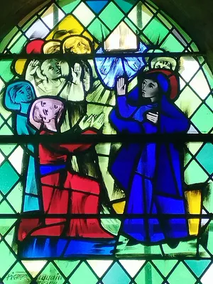 Vitrail Baie 20 dans l'Église Notre-Dame à Digosville