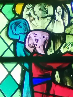 Vitrail Baie 20 dans l'Église Notre-Dame à Digosville