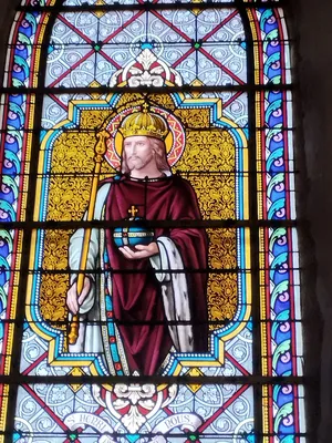 Vitrail Baie 10 : Saint-Henri dans l'Église Notre-Dame à Querqueville